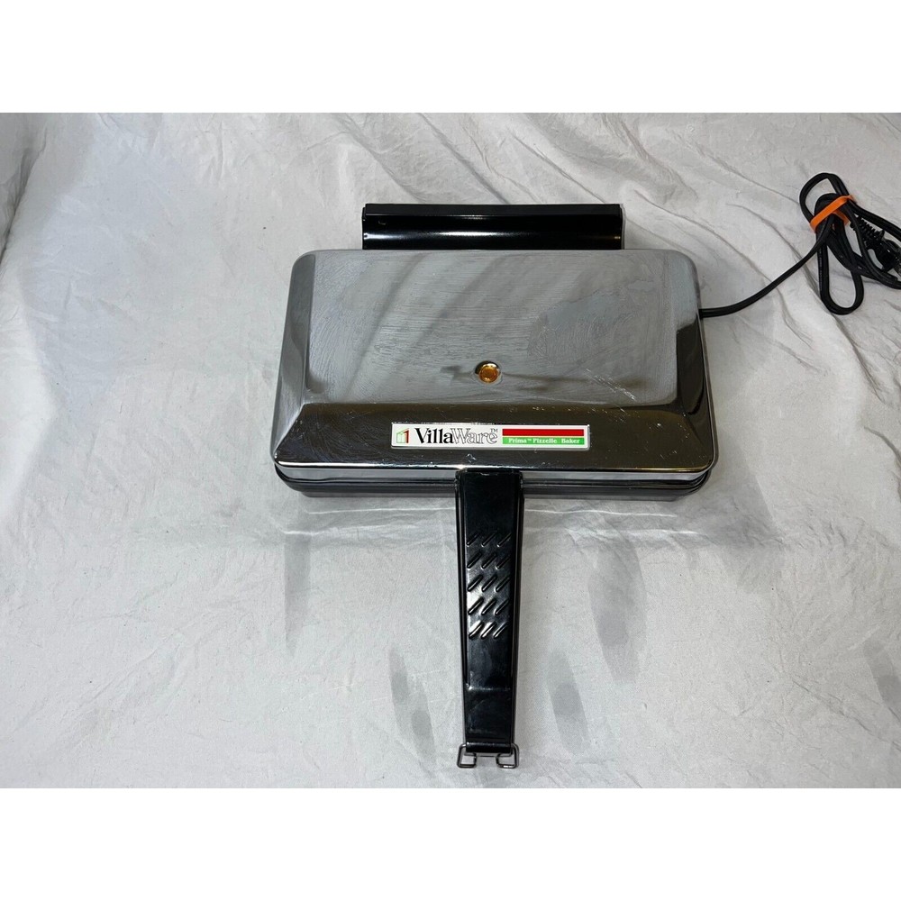 VillaWare Prima Pizzelle Baker 5000-NS Italian Cookie Mold Non-Stick Tested